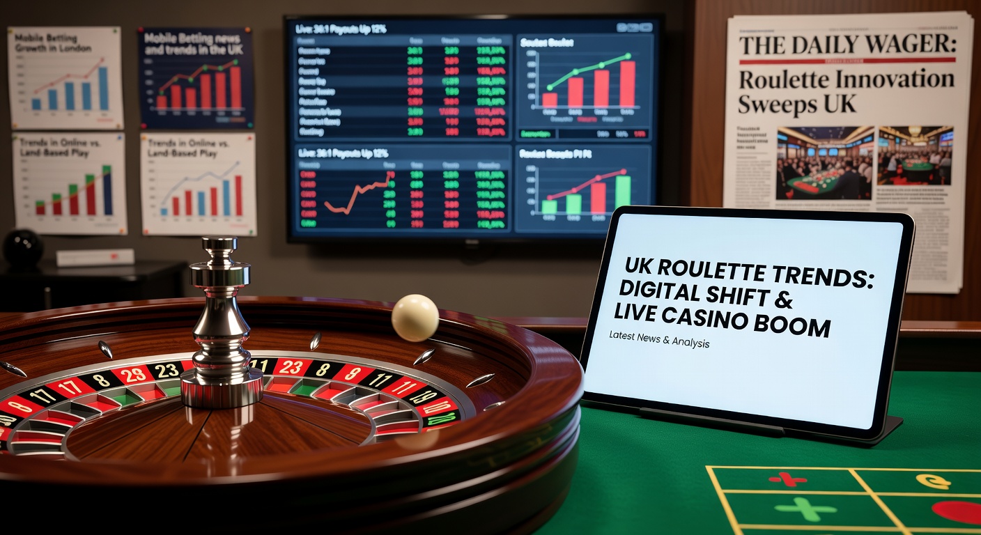 Vibrant online roulette table featuring spinning wheel and betting options on a sleek digital interface, highlighting live dealer excitement